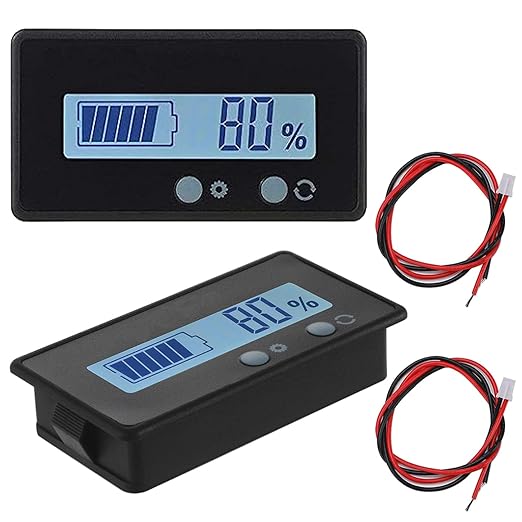2 Stücke DC 12V 24V 36V 48V 60V 72V 84V Batterie Messgerät 2 Stücke DC 12V 24V 36V 48V 60V 72V 84V Batterie Messgerät
