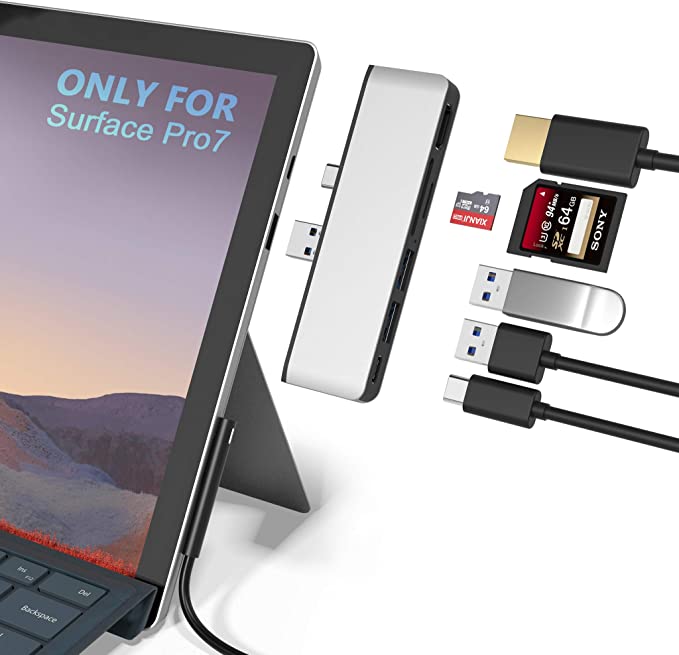 Microsoft Surface Pro 7 USB C Hub Docking Station Microsoft Surface Pro 7 USB C Hub Docking Station