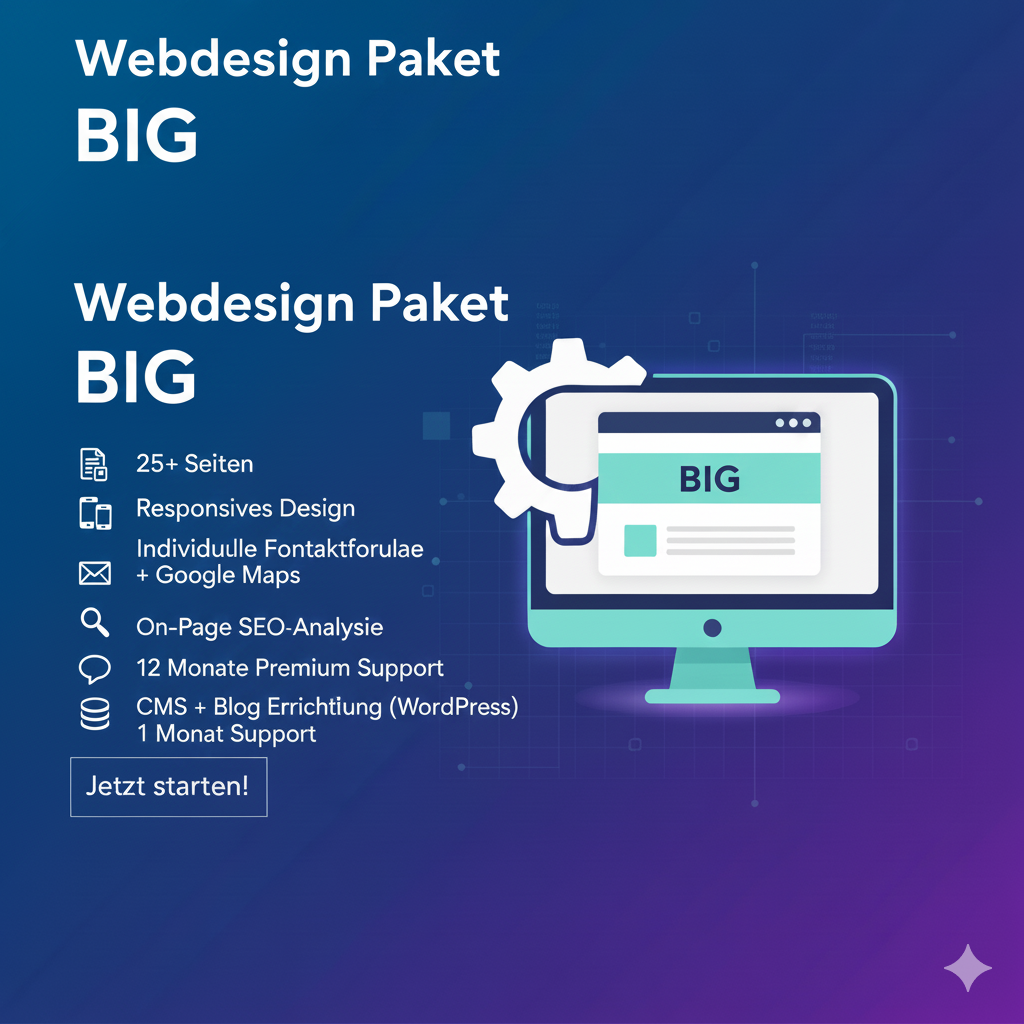 Webdesign Paket BIG