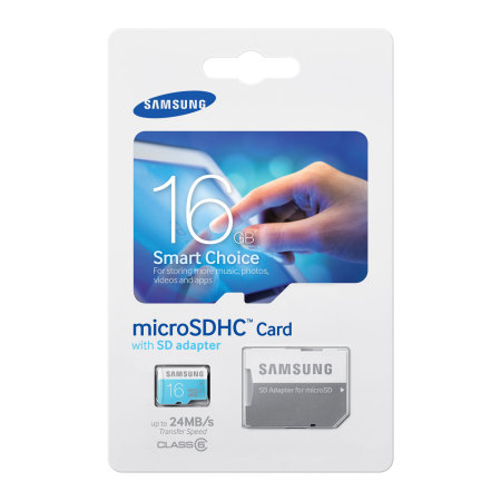 16GB MicroSD HC Card with SD Adapter - Class 6 16GB MicroSD HC Card with SD Adapter - Class 6